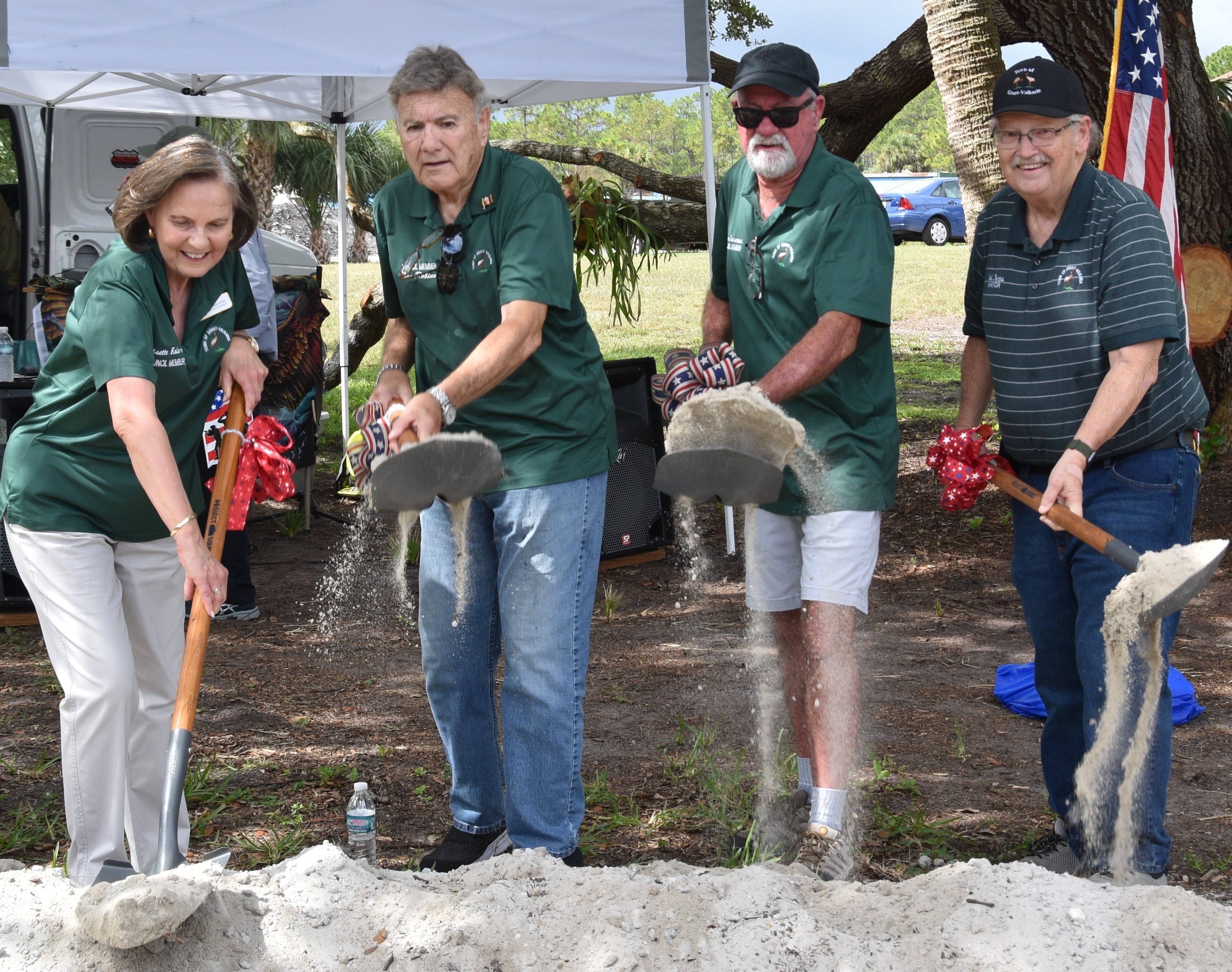 9. Ground Breaking for Veteran's Memorial Park Grant-Valkaria