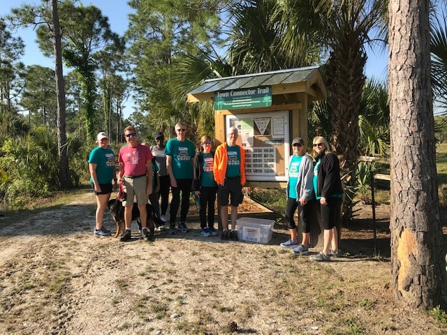15. At Town Connector Trailhead - Florida Today Walk